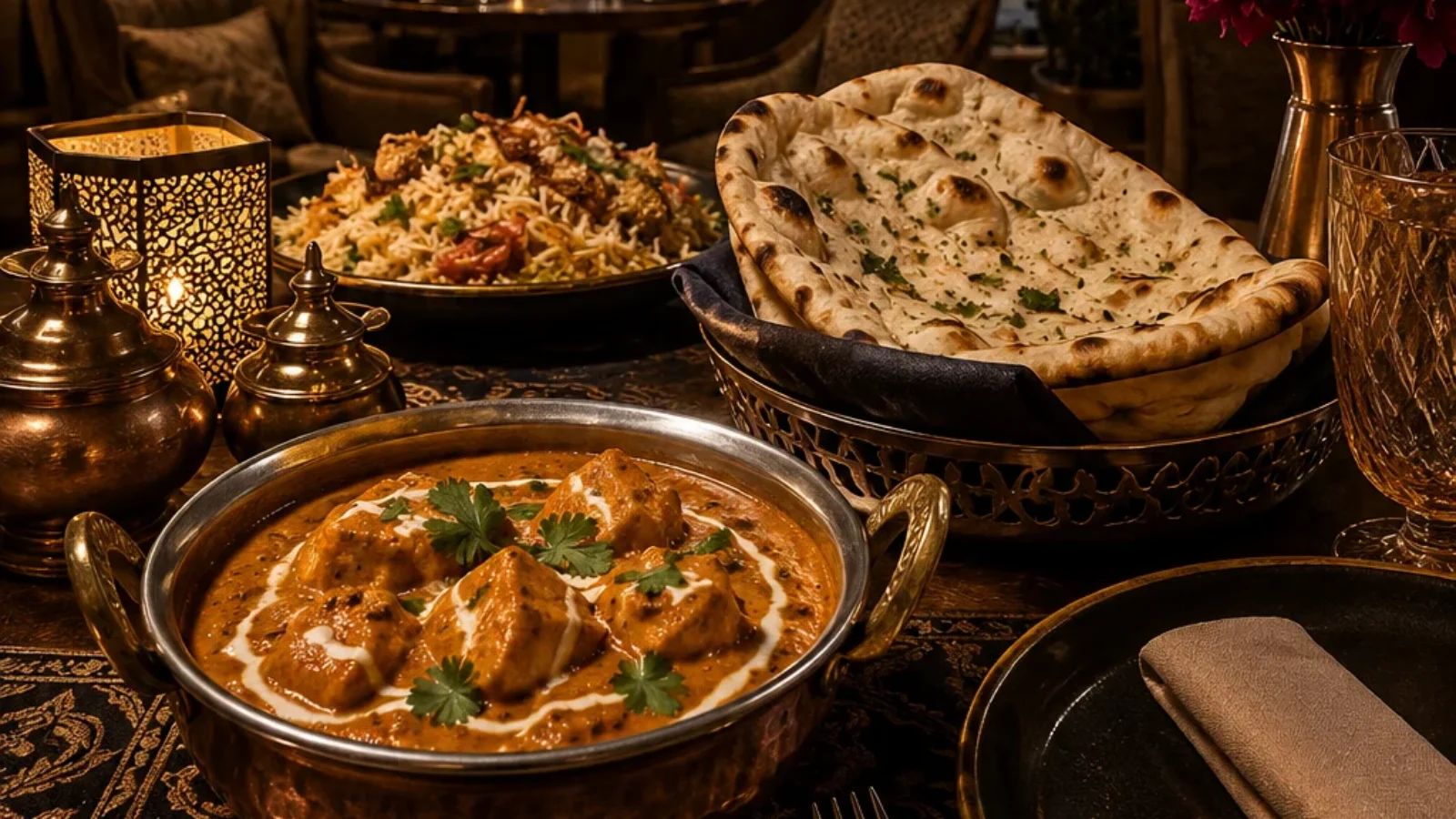Premium editorial poster cover for Top 10 Indian Restaurants in Abu Dhabi by TopRatedPlaces.ai