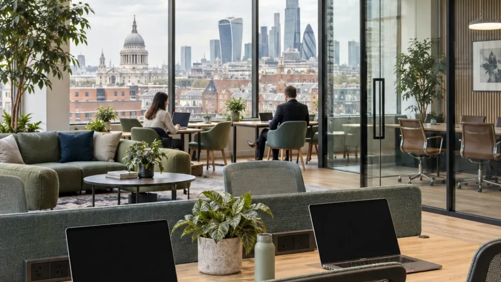 Best Coworking Spaces in London With Fast Wi-Fi — editorial cover showing a modern London coworking interior