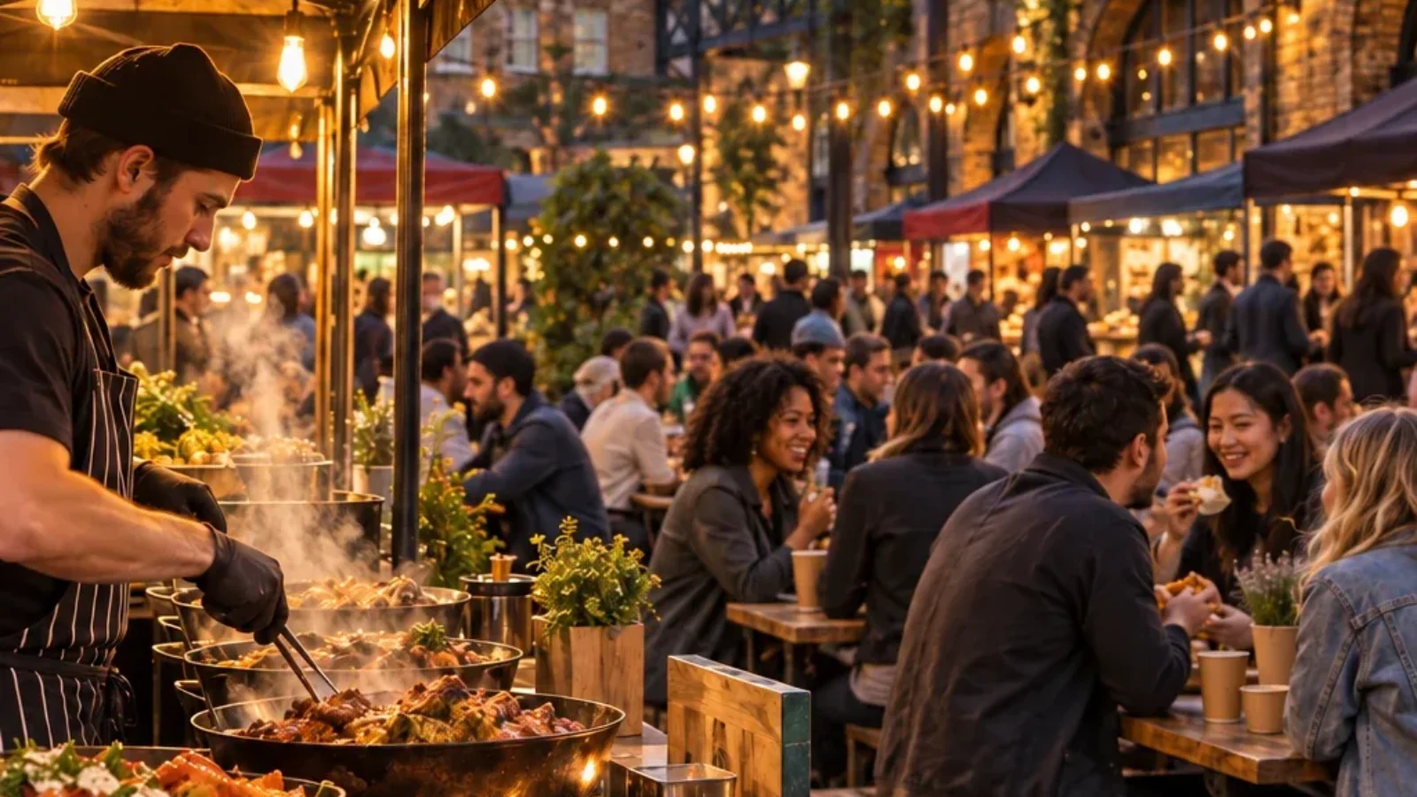 Best street food markets in London editorial cover